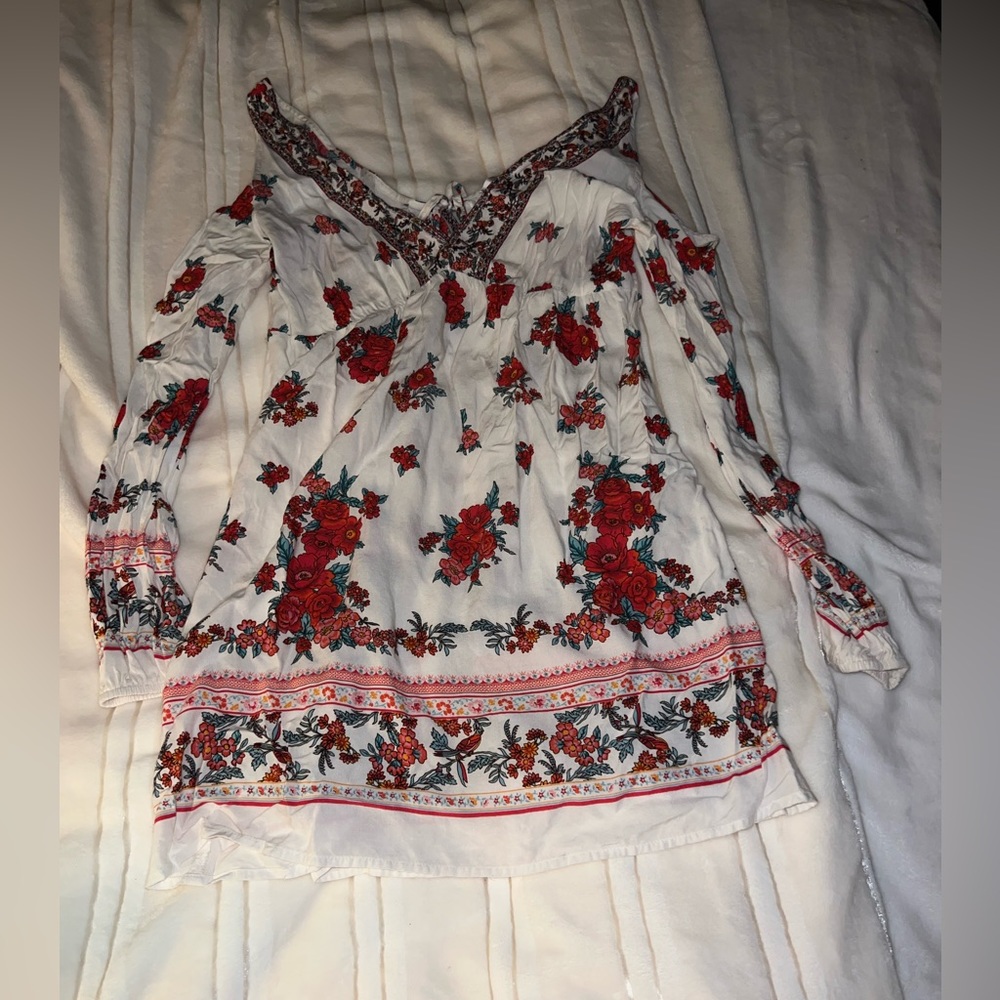 Mini floral forever 21 dress.